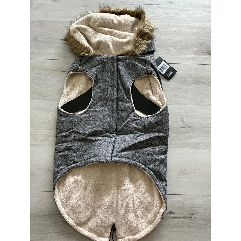 Canada Pooch Alaskan Army Parka Grey 28 New With‎ Tags